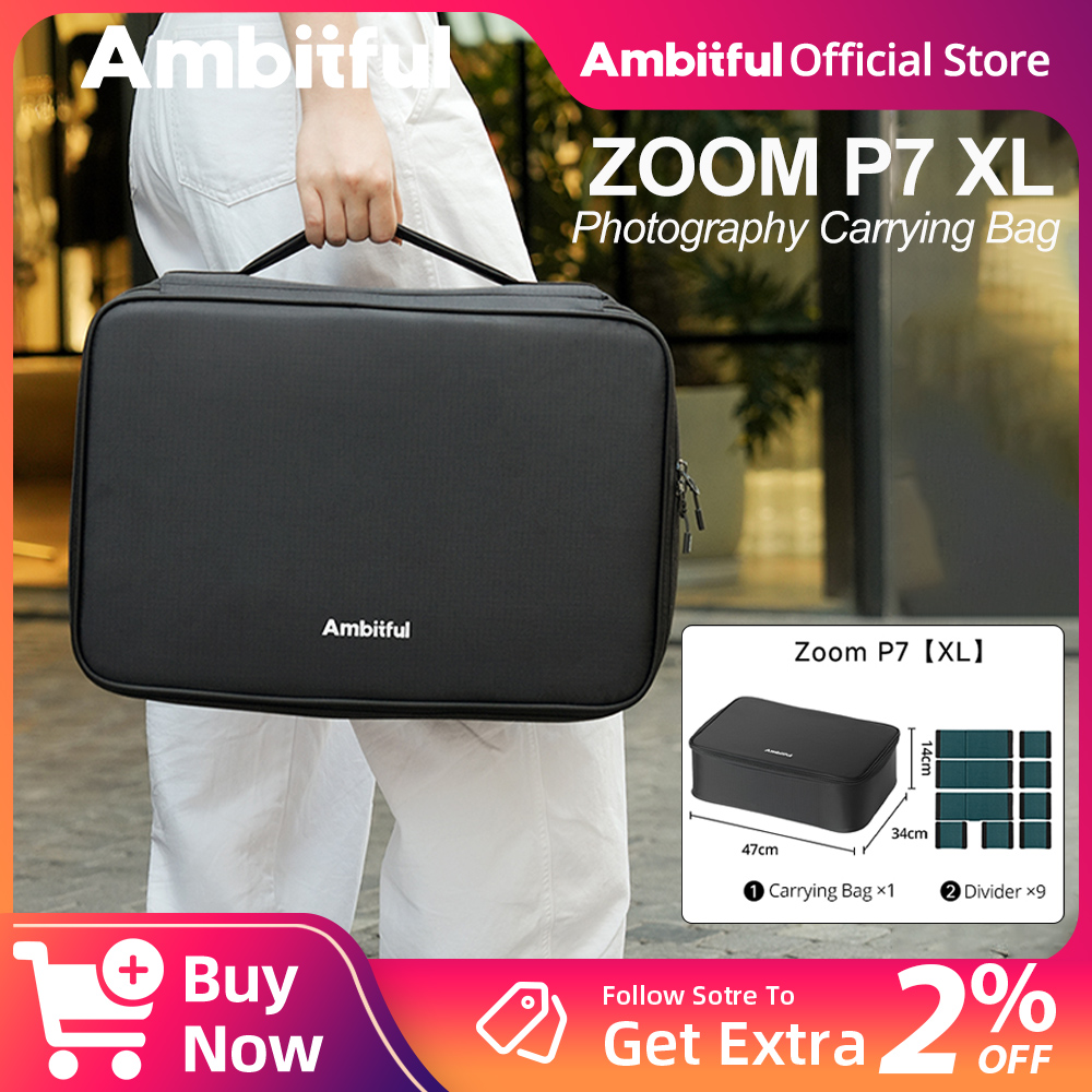Drone Aerial Photography - Ambitful ZOOM P7II XL Fotografie Opbergtas