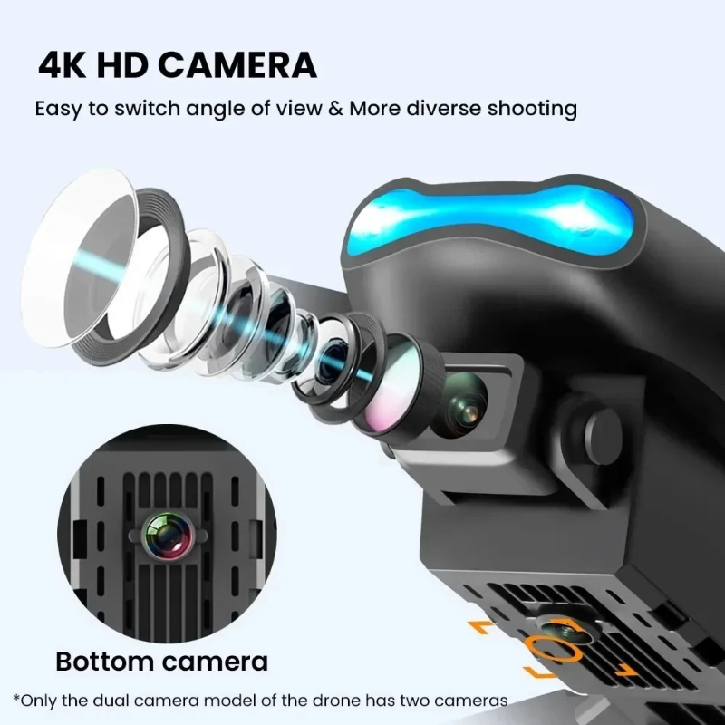 Drone Multispectral - E99Pro HD 4K Dual WiFi FPV